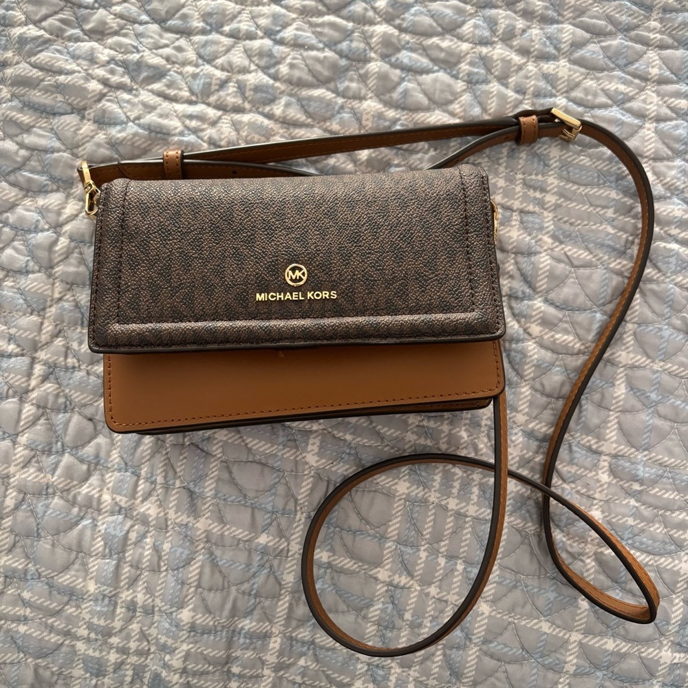 Michael Kors Two-Tone Crossbody Bag